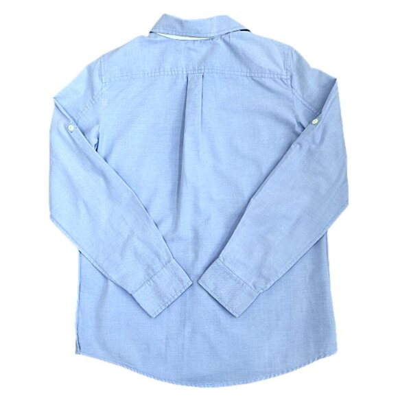 NWT Banana Republic Sky Blue Cotton Button-Up Long Sleeve Shirt S Classic Work - Picture 5 of 9